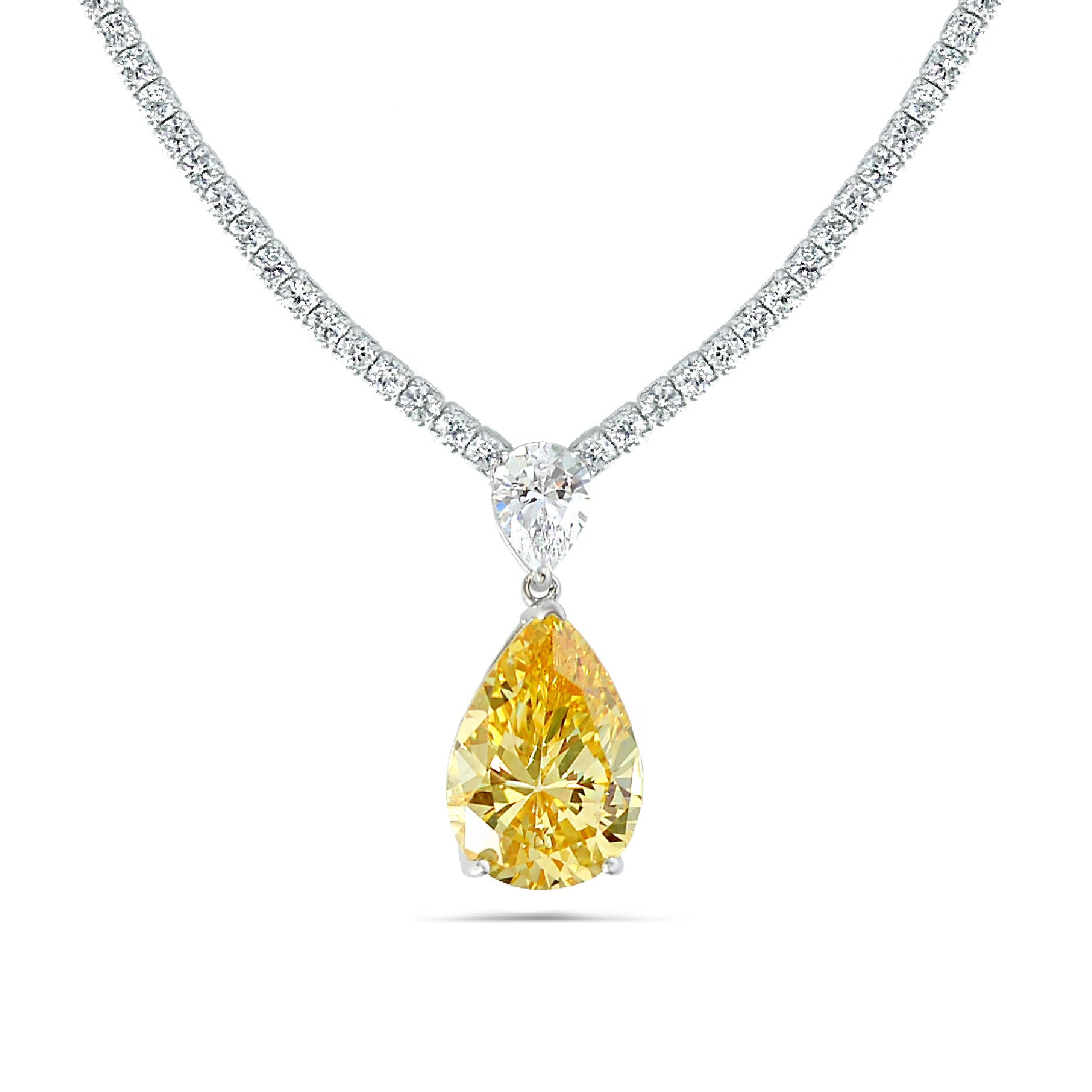 Zircon necklace deals