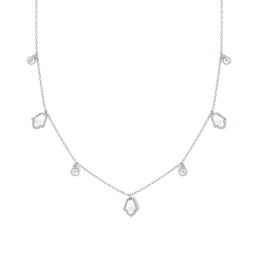 Zircon necklace shop